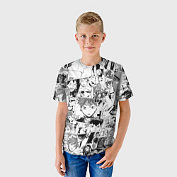 Футболка детская Волейбол!! pattern, цвет: 3D-принт — фото 2