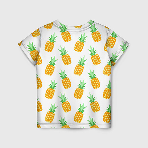 Детская футболка Поле ананасов / 3D-принт – фото 2