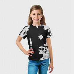 Футболка детская СЛАВЯНИН - АЛАТЫРЬ Брызги, цвет: 3D-принт — фото 2
