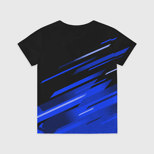 Детская футболка SCANIA ЧЕРНО СИНИЙ / 3D-принт – фото 2
