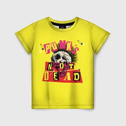 Футболка детская Punks Not Dead - Панки Хой!, цвет: 3D-принт