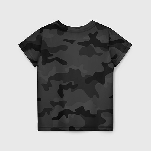 Детская футболка Roblox Камуфляж Тёмные Воды / 3D-принт – фото 2