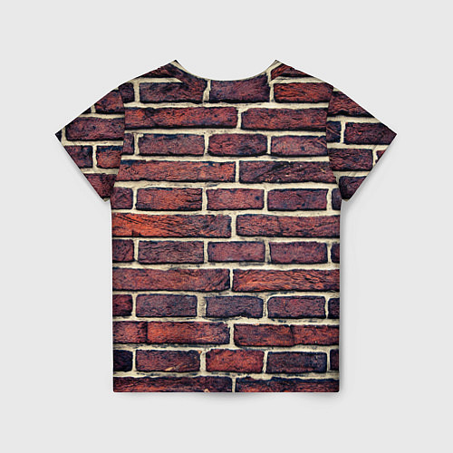 Детская футболка Brick Wall / 3D-принт – фото 2