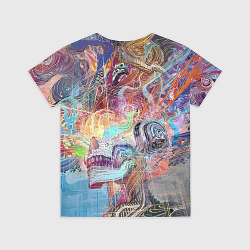 Детская футболка Cyber skull Vanguard pattern / 3D-принт – фото 2