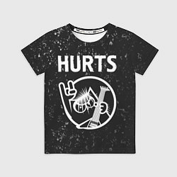 Футболка детская Hurts КОТ Потертости, цвет: 3D-принт