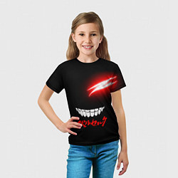 Футболка детская BERSERK БЕРСЕРК СВЕТЯЩИЙСЯ ГЛАЗ, цвет: 3D-принт — фото 2