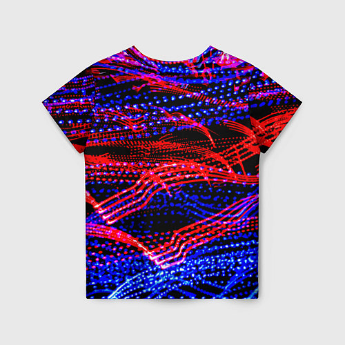Детская футболка Neon vanguard pattern 2022 / 3D-принт – фото 2