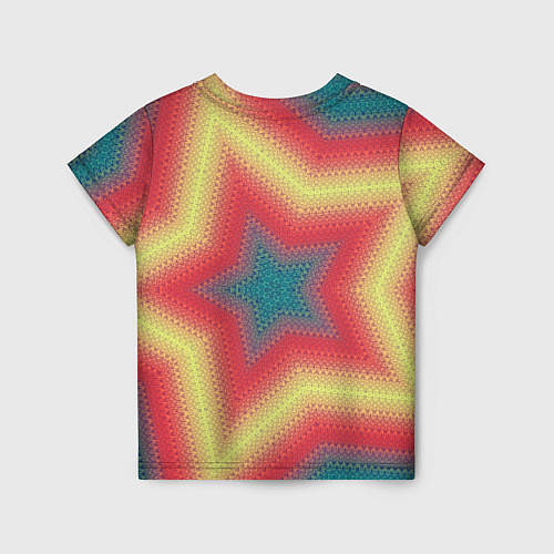 Детская футболка Звездный современный узор / 3D-принт – фото 2