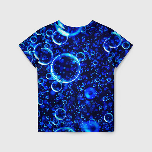 Детская футболка Пузыри воздуха в воде Pattern / 3D-принт – фото 2