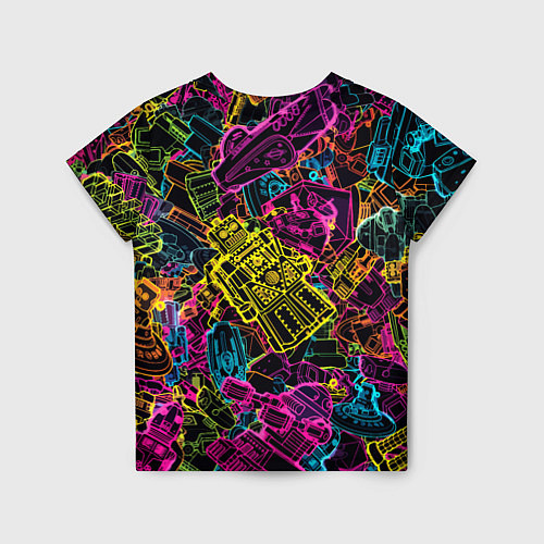 Детская футболка Cyber space pattern Fashion 3022 / 3D-принт – фото 2