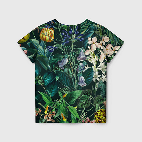 Детская футболка Цветы Темный Сад / 3D-принт – фото 2