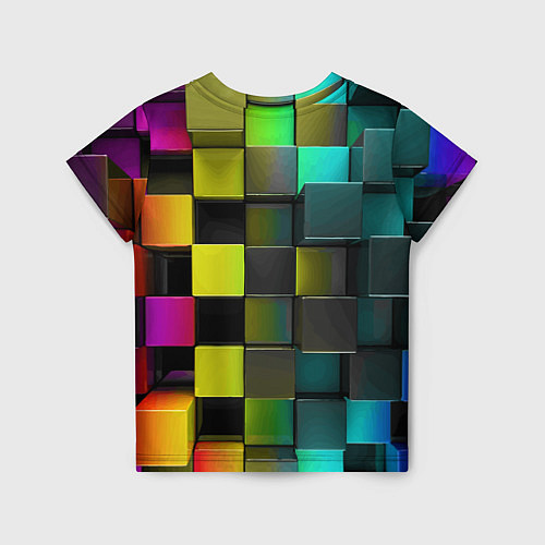 Детская футболка Colored Geometric 3D pattern / 3D-принт – фото 2