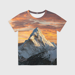 Футболка детская Та самая Джомолунгма Сагарматха Everest, цвет: 3D-принт
