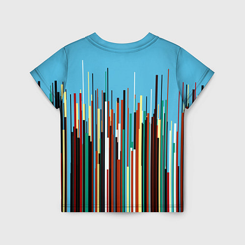 Детская футболка Красочный растр Fashion / 3D-принт – фото 2