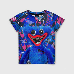 Детская футболка Poppy на абстрактном фоне