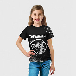 Футболка детская Тараканы КОТ Краска, цвет: 3D-принт — фото 2