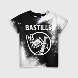 Футболка детская Bastille - КОТ - Краска, цвет: 3D-принт