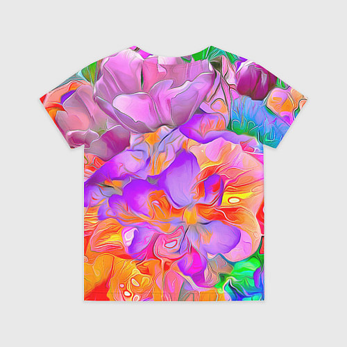 Детская футболка ЦВЕТОЧНЫЙ РАЙ 1 / 3D-принт – фото 2