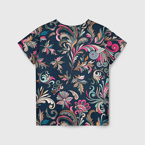 Детская футболка Холодная хохлома / 3D-принт – фото 2