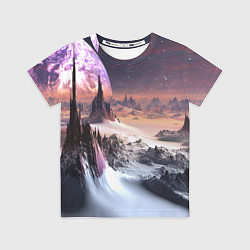 Футболка детская Cosmic fantasy art, цвет: 3D-принт