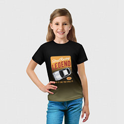 Футболка детская Legend Car, цвет: 3D-принт — фото 2