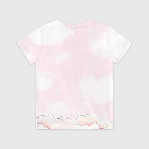 Детская футболка Поросенок летит на шарике / 3D-принт – фото 2