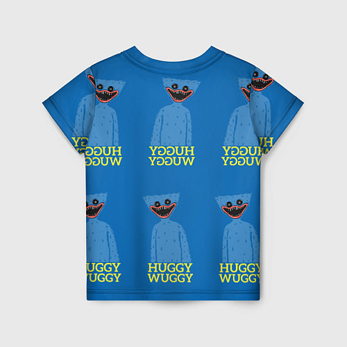 Детская футболка Huggy Wuggy текстура / 3D-принт – фото 2