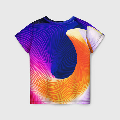 Детская футболка Цветная волна Summer / 3D-принт – фото 2