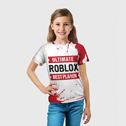 Футболка детская Roblox Ultimate, цвет: 3D-принт — фото 2