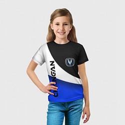 Футболка детская ЧАНГАН - CHANGAN ТРИКОЛОР, цвет: 3D-принт — фото 2