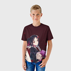 Футболка детская Госпожа Кагуя В любви как на войне, цвет: 3D-принт — фото 2