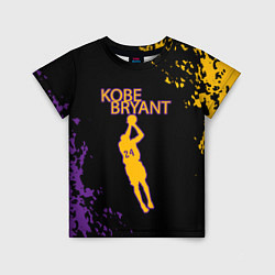 Футболка детская Kobe Bryant Баскетболист 24, цвет: 3D-принт