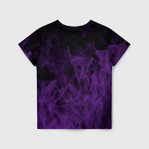 Детская футболка Lakers 24 фиолетовое пламя / 3D-принт – фото 2