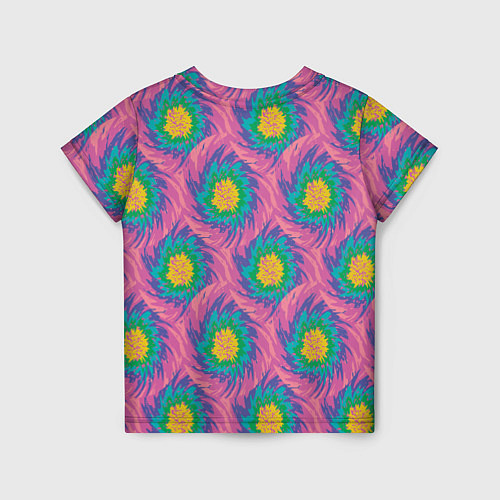 Детская футболка Тай-дай, яркие пятна / 3D-принт – фото 2