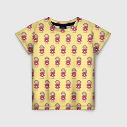 Детская футболка Обезьянка на грибе