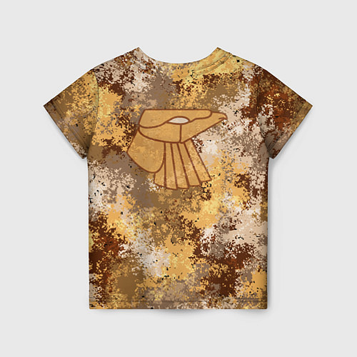 Детская футболка Дюна Атриды пустынный камуфляж / 3D-принт – фото 2