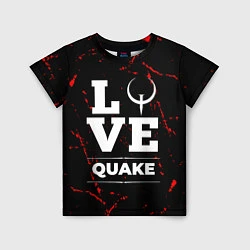 Футболка детская Quake Love Классика, цвет: 3D-принт