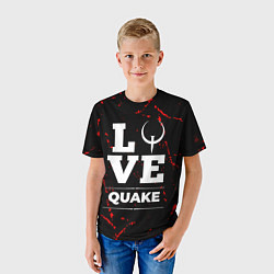 Футболка детская Quake Love Классика, цвет: 3D-принт — фото 2