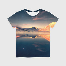 Детская футболка Горы озеро