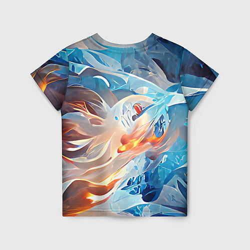 Детская футболка Ice & flame / 3D-принт – фото 2