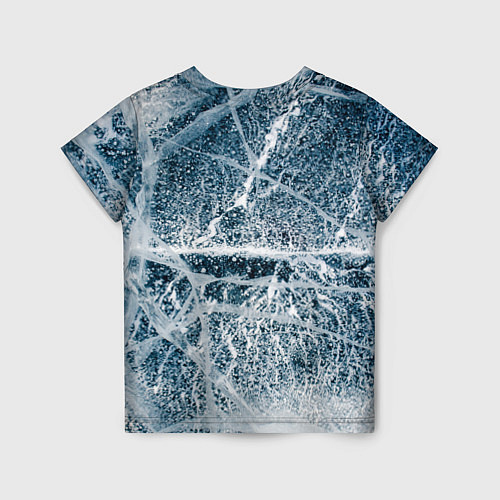 Детская футболка IN COLD horizontal logo with ice / 3D-принт – фото 2