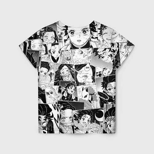 Детская футболка Клинок рассекающий демонов паттерн / 3D-принт – фото 2