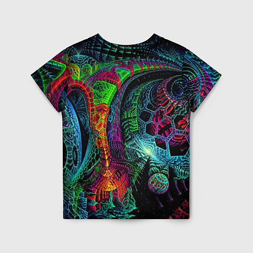 Детская футболка Фантастическая авангардная композиция Абстракция F / 3D-принт – фото 2