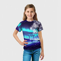 Футболка детская Космический Байкер NEW, цвет: 3D-принт — фото 2
