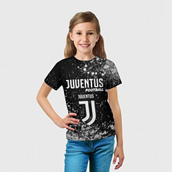 Футболка детская ЮВЕНТУС Football Краска, цвет: 3D-принт — фото 2