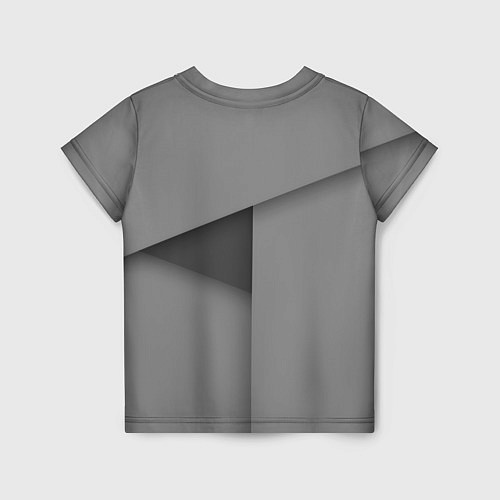 Детская футболка Lexus - серая абстракция / 3D-принт – фото 2