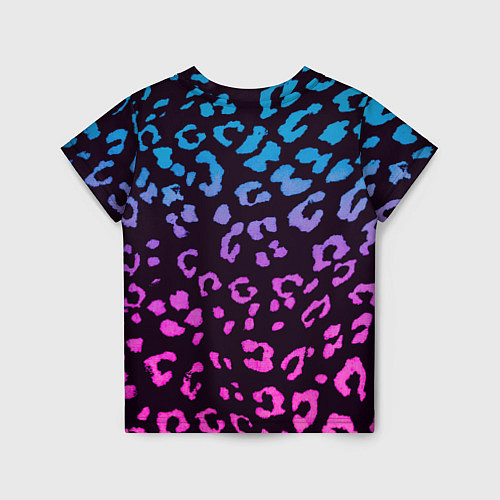Детская футболка Леопардовый градиент / 3D-принт – фото 2