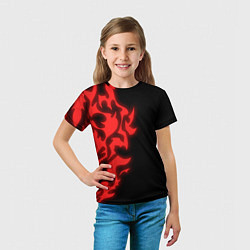Футболка детская КРАСНЫЙ ЩИТ ПРОКЛЯТЫЙ, цвет: 3D-принт — фото 2