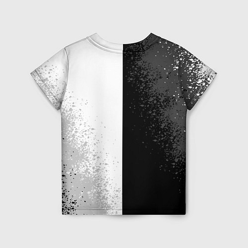 Детская футболка FAIRY TAIL BLACK AND WHITE LOGO / 3D-принт – фото 2