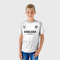 Футболка детская Chelsea Champions Униформа, цвет: 3D-принт — фото 2